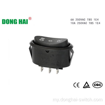 အနက်ရောင်အဝိုင်း Rocker ခလုတ်ကို ON ပိတ်ထားပါ။